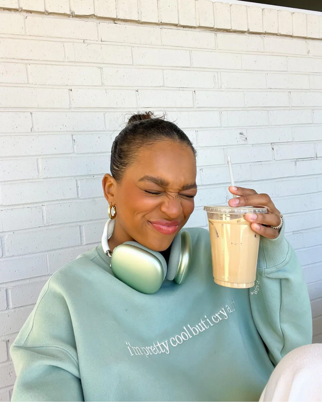 Cry A Lot! (wipe tears here) Crewneck - Image 5