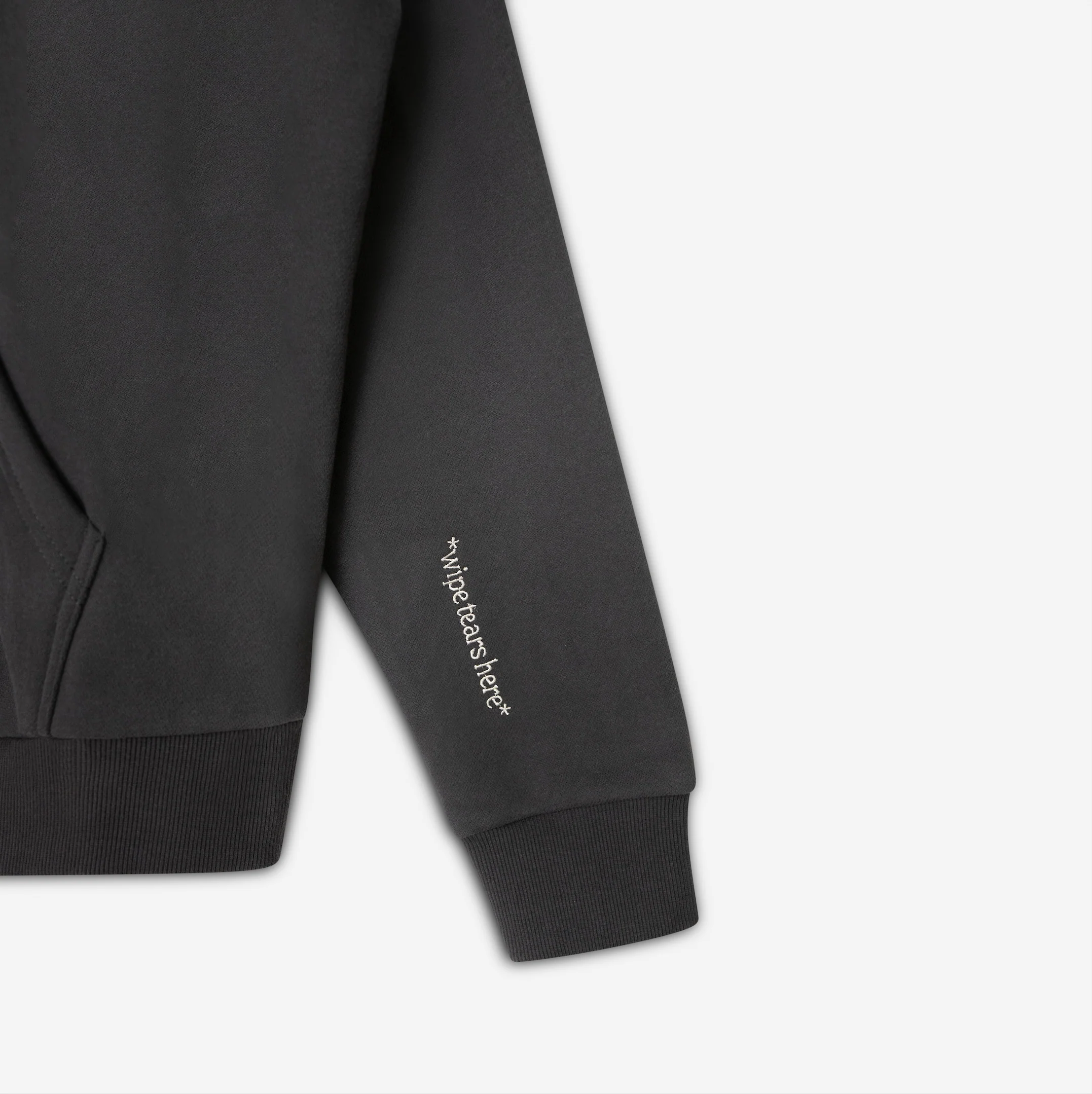 Cry A Lot! (wipe tears here)™ Hoodie - Image 5
