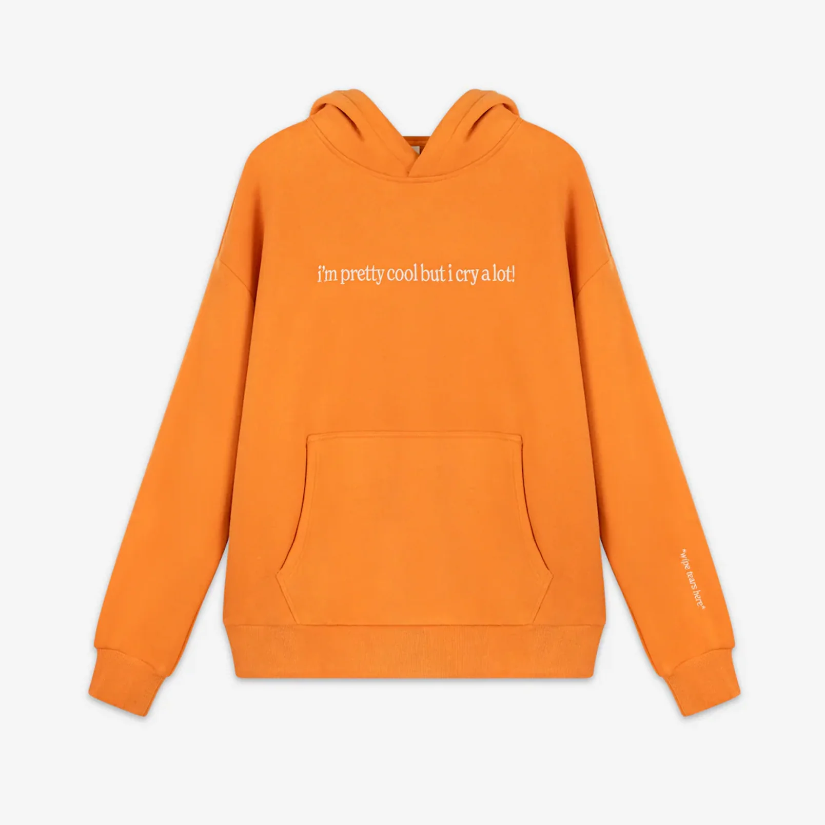 Cry A Lot! (wipe tears here)™ Hoodie - Image 6