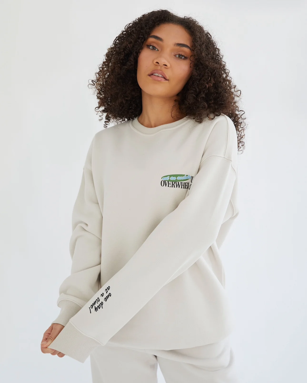 Just Overwhelmed Crewneck - Image 3