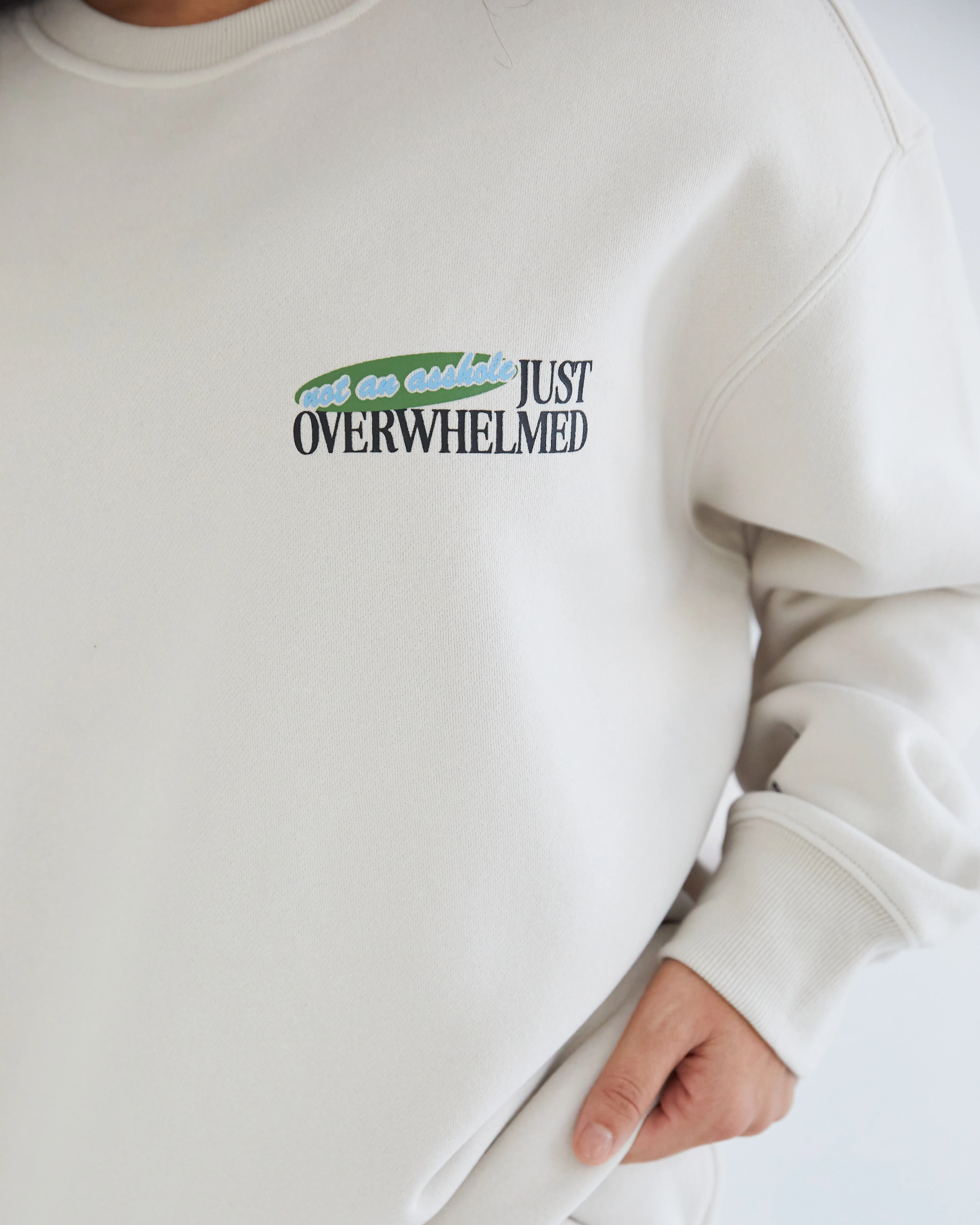 Just Overwhelmed Crewneck - Image 5