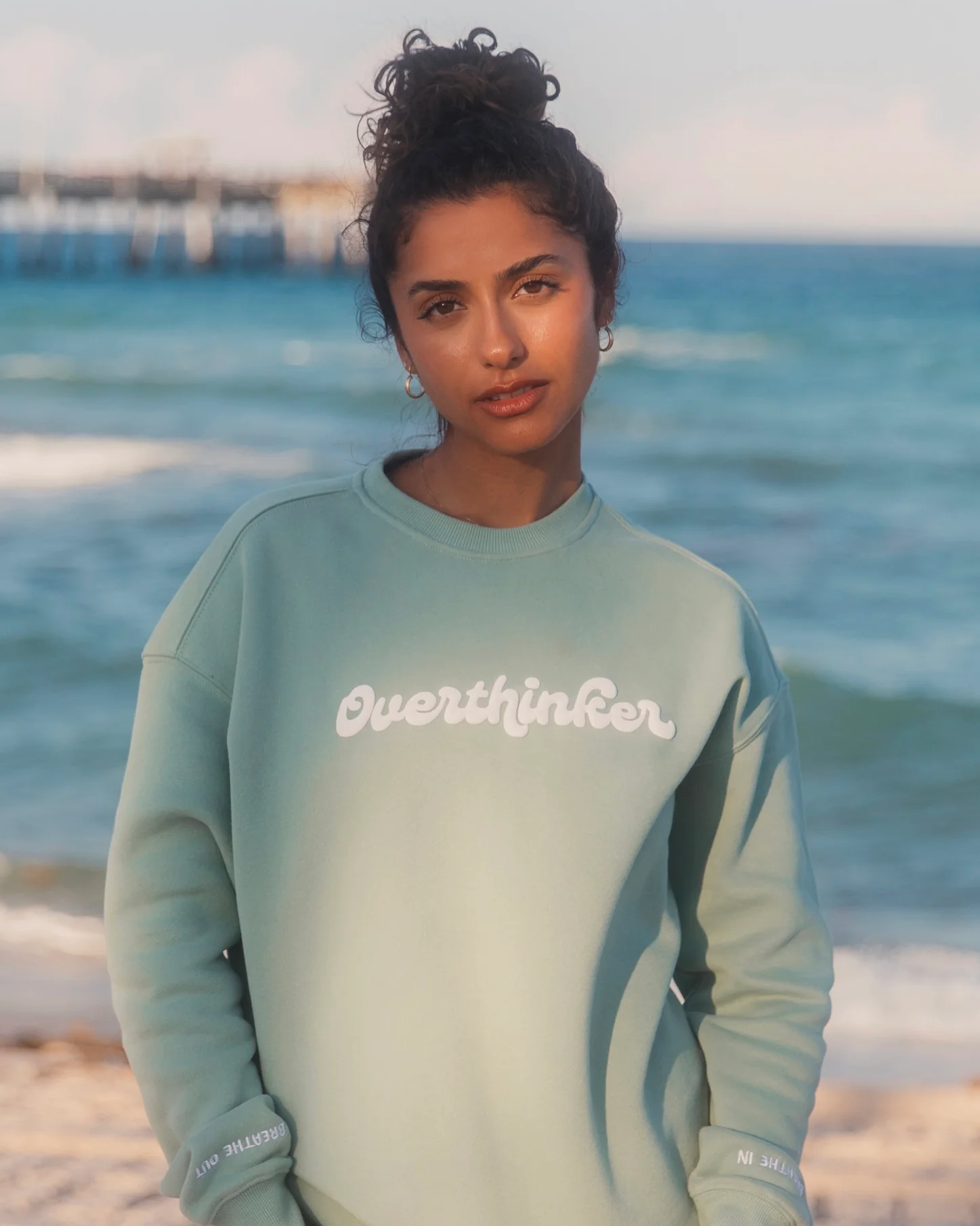 Overthinker (breathe in & out) Crewneck - Image 4