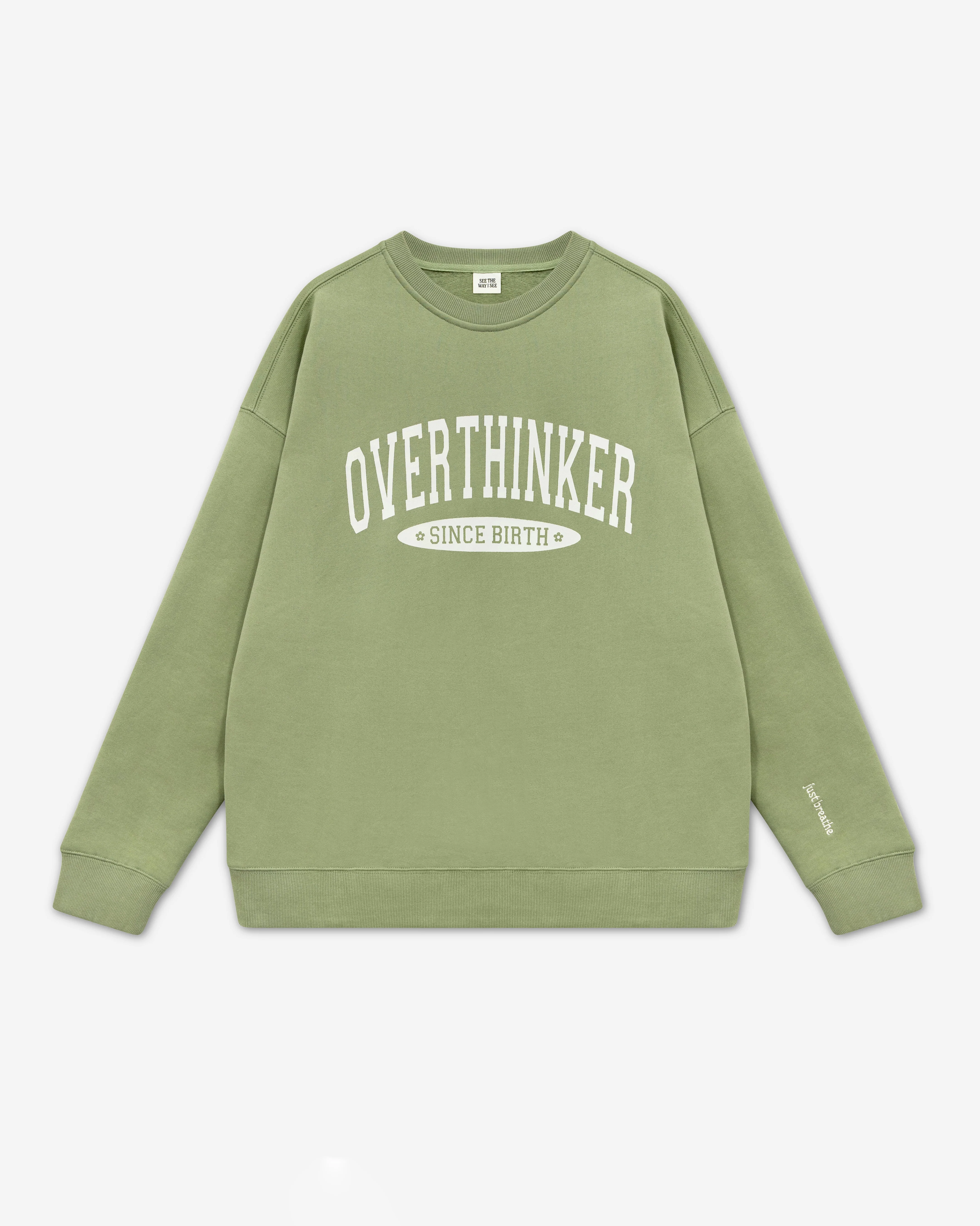 Overthinker Since Birth Crewneck - Image 4