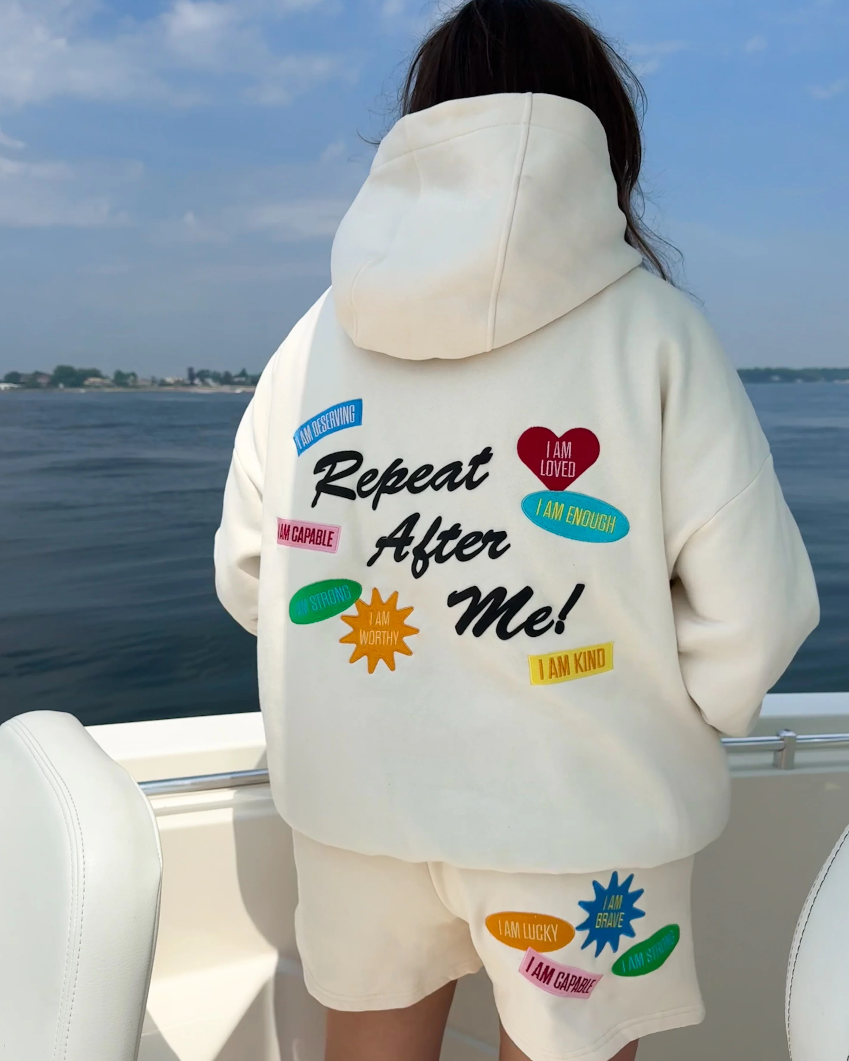 Repeat After Me Patchwork Hoodie - Image 8