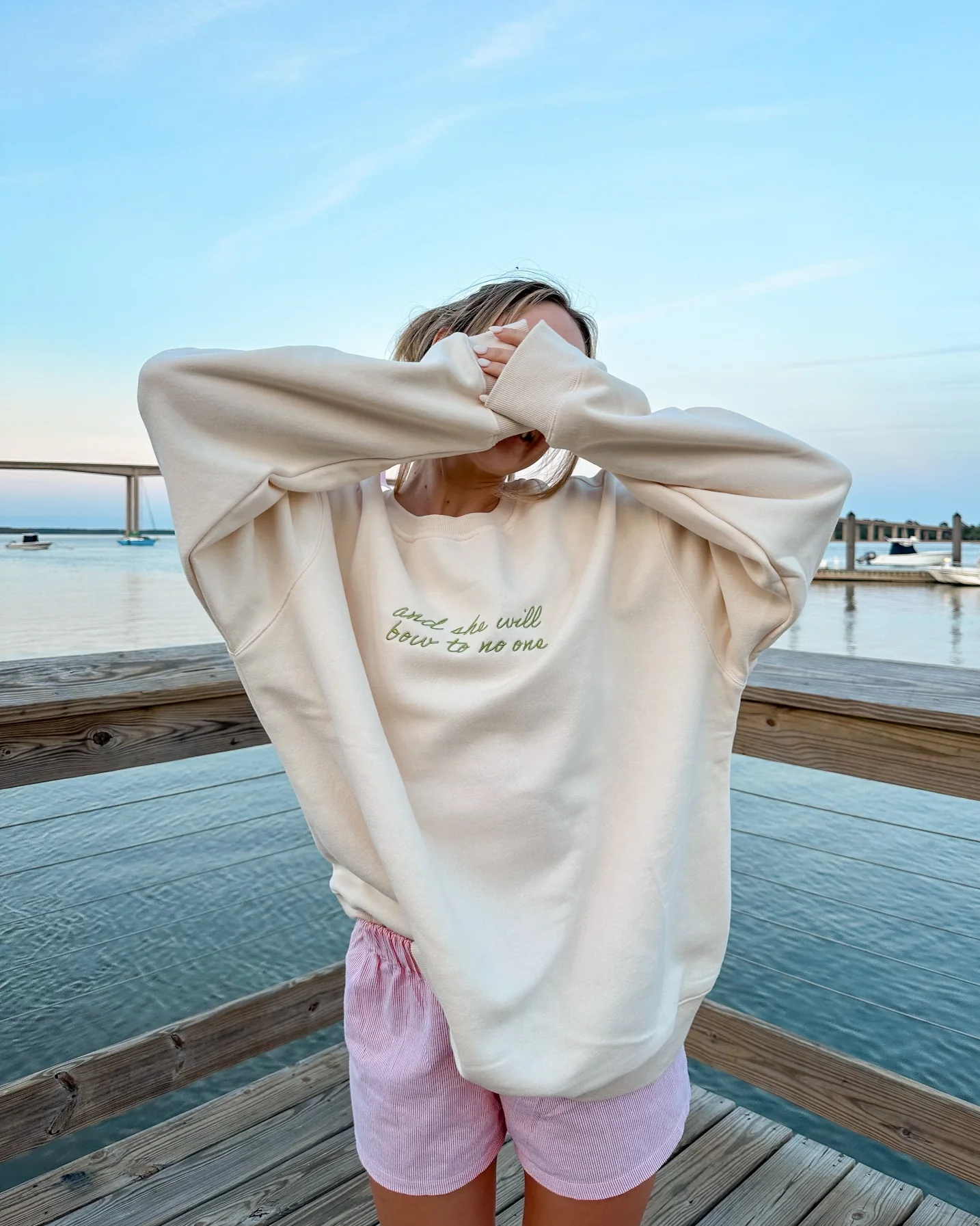 She Will Bow To No One Crewneck - Image 4