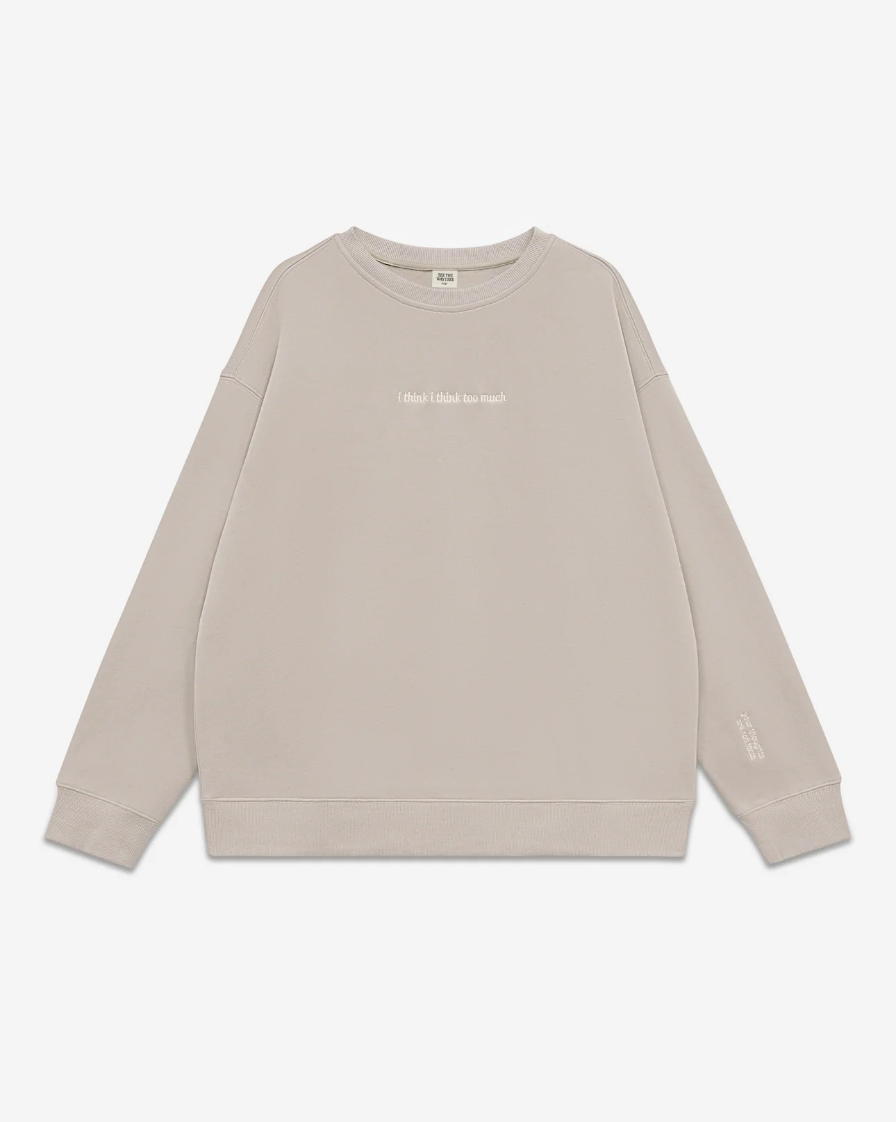 Think Too Much Crewneck - Image 3