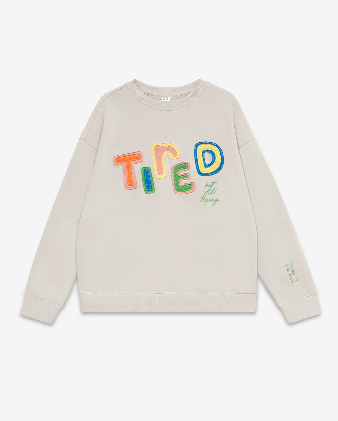 Tired (But Still Trying) Crewneck - Image 7