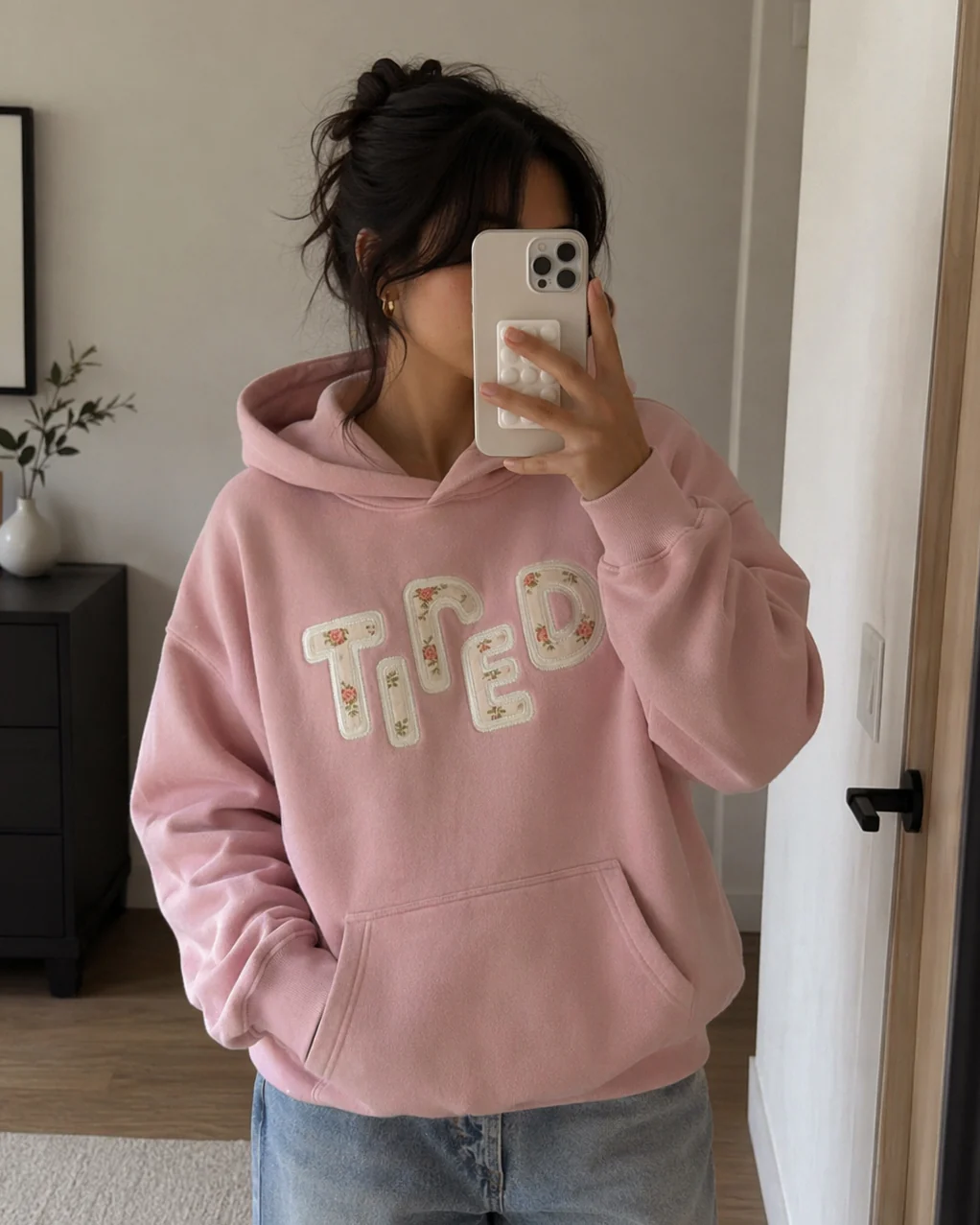 Tired (But Still Trying) Hoodie - Image 3